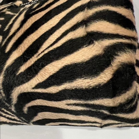 Kate Spade Vintage Black and Cream Zebra Faux Fur Mini Tote Bag - Picture 10 of 15